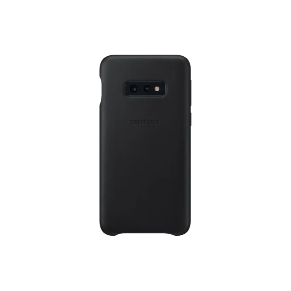 pas cher Samsung Coque Cuir Galaxy S10e – Noir 1