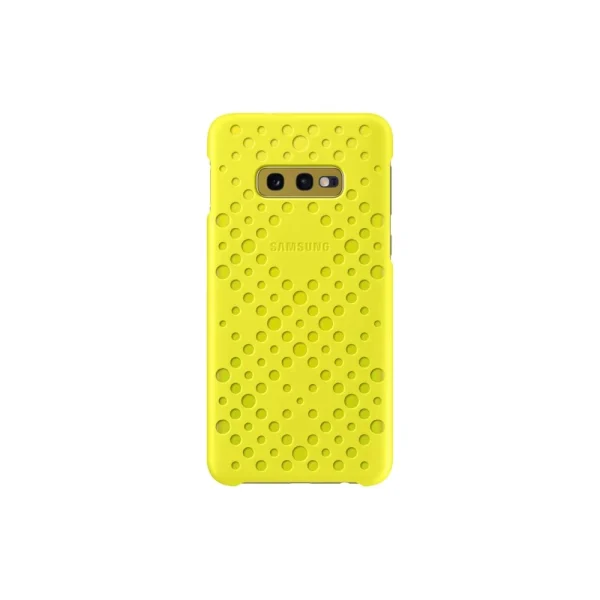 Samsung Coques Perforées Galaxy S10e – Blanc & Jaune grossiste en ligne 1