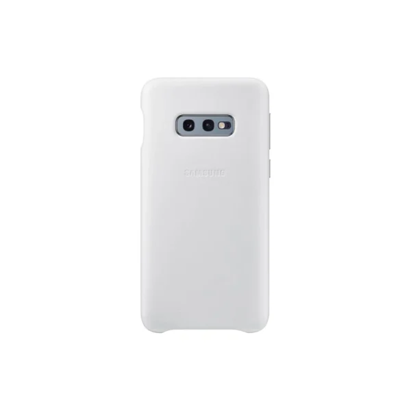 Samsung Coque Cuir Galaxy S10e – Blanc Paiement sécurisé 1