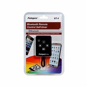 Authentic Original licence Fotopro – BT-4 – Déclencheur Photo Bluetooth Pour Smartphone – Noir– 12