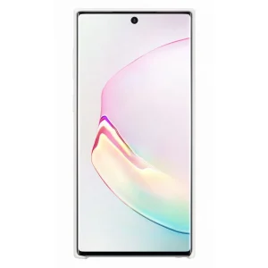 Samsung Coque Silicone Galaxy Note10 – Blanc prix le plus bas 9