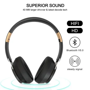 GUPBOO 2021 Casque Sans Fil Bluetooth 5.0 Casque Pliable Casque Hi-Fi 9D Bass… luxe soldes 13