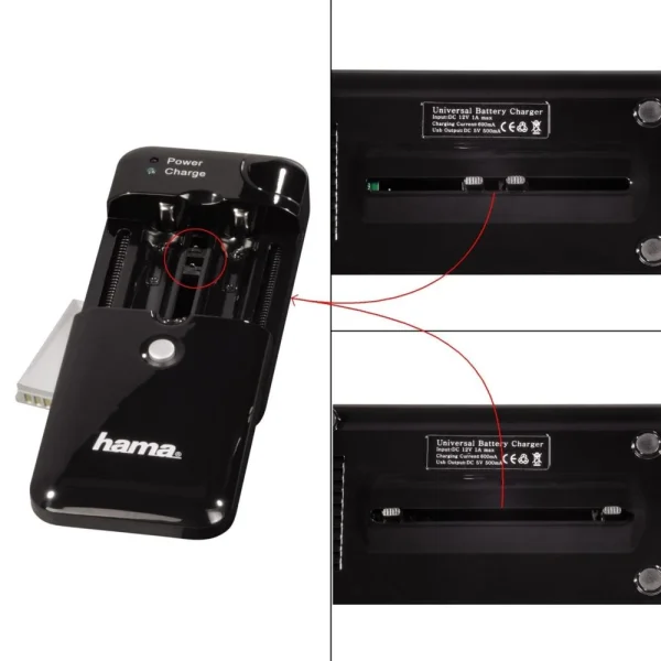 HAMA Chargeur Universel “”Delta Multi”” Pour Batteries Li-Ion & Accus NiMH … en promotion 4