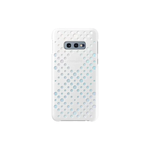 Samsung Coques Perforées Galaxy S10e – Blanc & Jaune grossiste en ligne 3