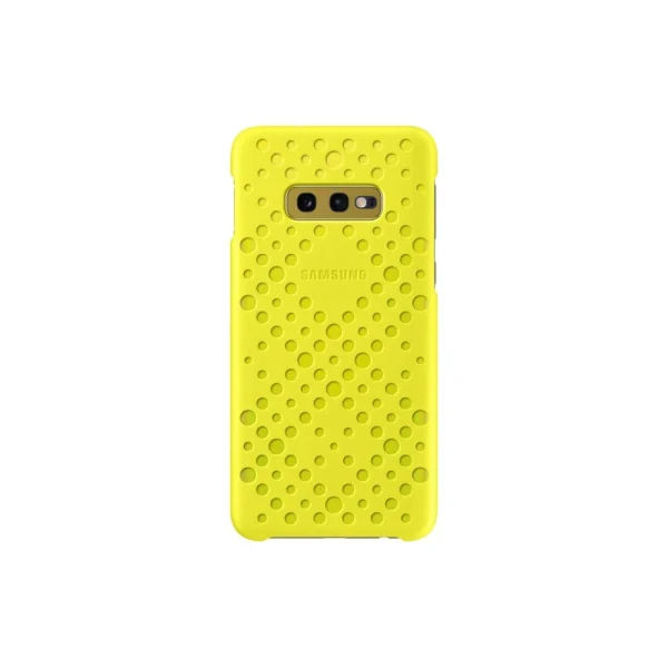 Samsung Coques Perforées Galaxy S10e – Blanc & Jaune grossiste en ligne 4