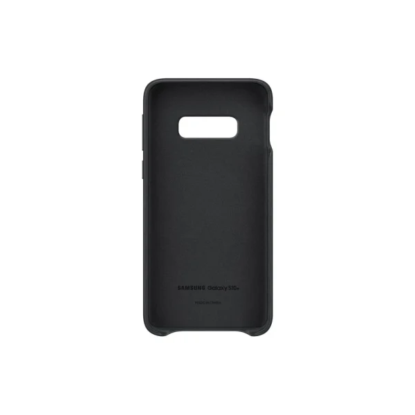 pas cher Samsung Coque Cuir Galaxy S10e – Noir 4