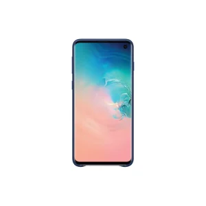 Samsung Coque Cuir Galaxy S10 Plus – Bleu Marine De super promotions disponibles 9