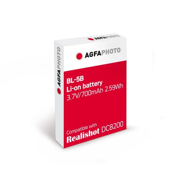 marque pas cher en ligne AGFA PHOTO – Batterie Li-on BL-5B Compatible Appareil Compact Agfa DC… 1