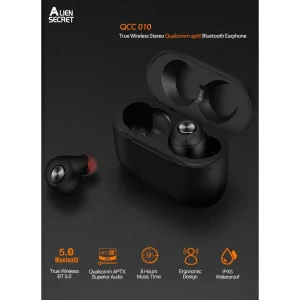 Universal Alien Secret QCC010 TWS Bluetooth 5.0 Casque Qualcomm AptX Sans Fil An… shopping pas cher 9