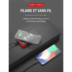 en ligne Divers Marques Batterie Externe Solaire Sans Fil Induction, 80000mAh, Pour L’extérie… 9