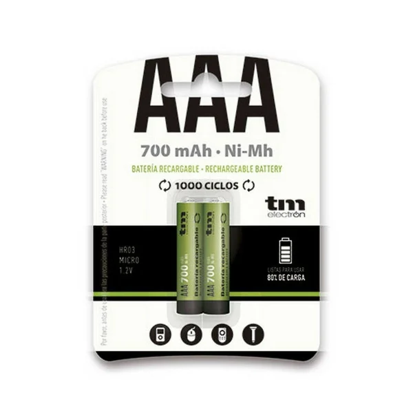 soldes officiel Batterie TM Electron Ni-Mh R03 700 MAh 1