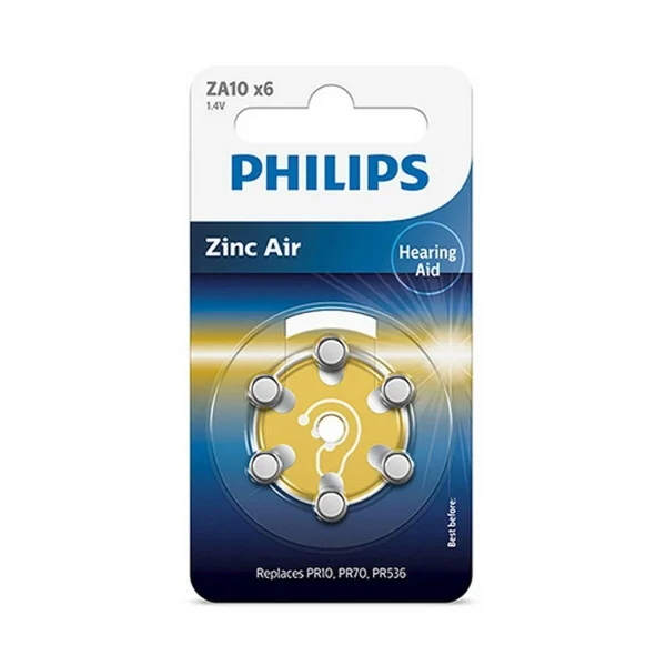 marques pas cher Batteries Philips Zinc (6 Uds) 1