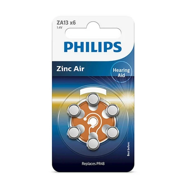 Batteries Philips Zinc (6 Uds) magasin solde 1