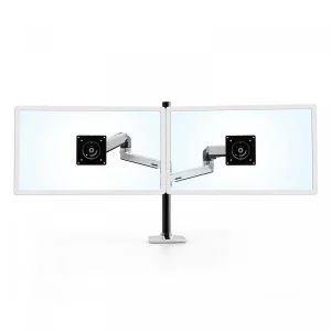 Ergotron Bras LX Double Colonne Haute Aluminium authentiques 7