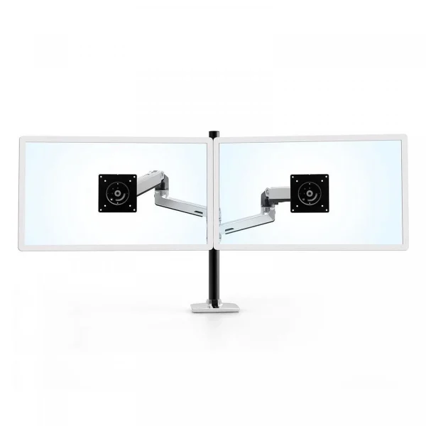 Ergotron Bras LX Double Colonne Haute Aluminium authentiques 3