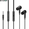 GUPBOO BW-ES7 BlitzWolf Écouteurs Intra-auriculaires Écouteurs Filaires 3,5… solde en ligne 14