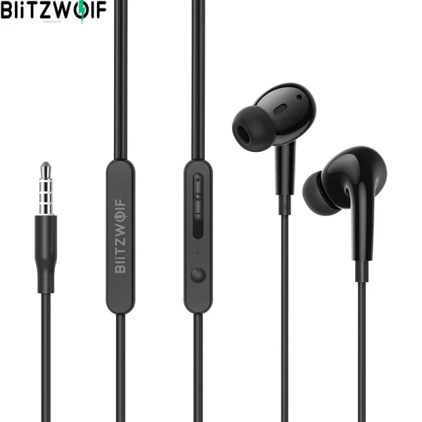 GUPBOO BW-ES7 BlitzWolf Écouteurs Intra-auriculaires Écouteurs Filaires 3,5… solde en ligne 1