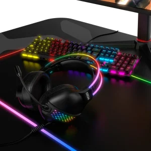 Distributeur Officiel Casque Audio Gamer Krom Klaim, Haut-parleurs 50mm, RGB, Micro Souple E… 12