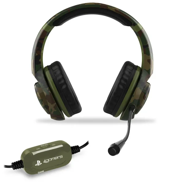 Casque Audio Gamer Stéréo Playstation 4Gamers PRO4-70 Camouflage Sou… Acheter 4