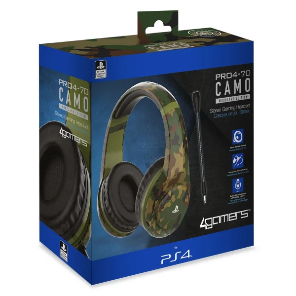 Casque Audio Gamer Stéréo Playstation 4Gamers PRO4-70 Camouflage Sou… Acheter 6