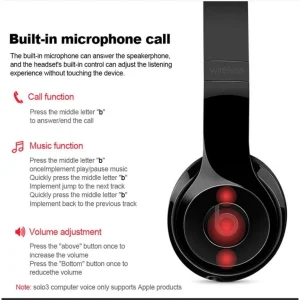 se précipiter pour acheter GUPBOO Casque Bluetooth Sans Fil Avec Micro Et Basses Profondes 13