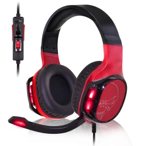 Spirit Of Gamers Casque Gamer ELITE-H60 RED Light Compatible PS4 / PS5 – XBOX SERIES … magasin pas cher 9