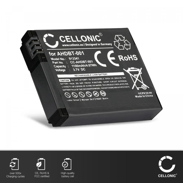 CELLONIC – 2X Batterie Appareil Photo AHDBT-002 AHDBT-001 ABPAK-0014 P… boutiqued en ligne 3