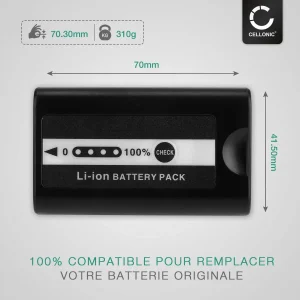 des prix incroyables CELLONIC – 2X Batterie Appareil Photo VW-VBD29 VW-VBD58 VW-VBD78 CGA-D… 13