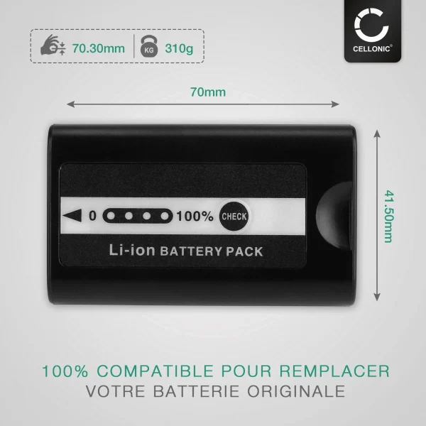 des prix incroyables CELLONIC – 2X Batterie Appareil Photo VW-VBD29 VW-VBD58 VW-VBD78 CGA-D… 5