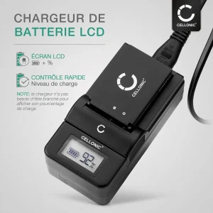 dernières CELLONIC® Chargeur BC-TRV AC-VQV10 Compatible Avec Sony FDR-AX100 AX1… 9