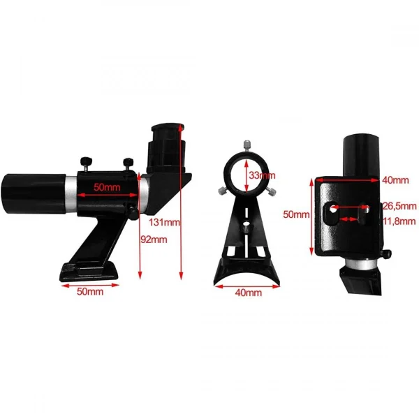 soldes de Noël SANS MARQUE Chercheur Droit (Perpendiculaire 90°) Pour Télescope 4