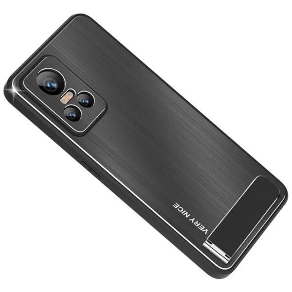 grande surprise Other Coque En TPU + Alliage D’aluminium Avec Béquille Pour Votre Realme GT… 1