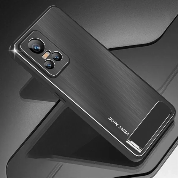 grande surprise Other Coque En TPU + Alliage D’aluminium Avec Béquille Pour Votre Realme GT… 3