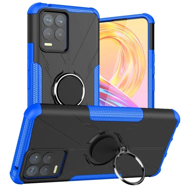 Other Coque En TPU Anti-chocs Avec Béquille Pour Votre Realme 8/8 Pro – Ble… a Prix Discount 1