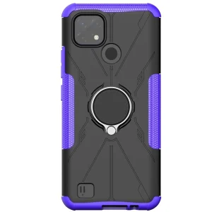 officiel Other Coque En TPU Anti-chocs Avec Béquille Pour Votre Realme C20/C21 4G – … 6