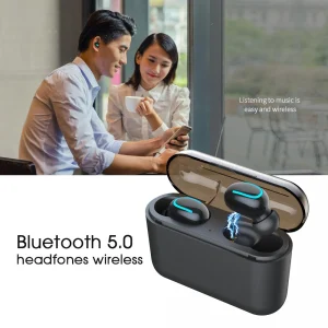 Universal Écouteurs Sans Fil Bluetooth 5.0 Écouteurs Stéréo Sport Mains Libr… soldes de Noël 9