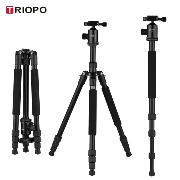 GENERIC Trépied De Caméra TRIOPO M2508 En Alliage D’aluminium Avec Tête S… soldes 1