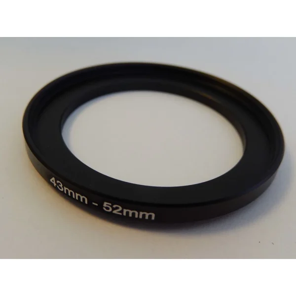 Prix très abordable Vhbw Adaptateur Filtre Step UP 43mm-52mm Noir Pour Voigtländer Nokto… 1