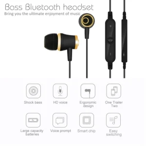 Livraison gratuite Shot Ecouteurs Bluetooth Anneau Pour SAMSUNG Galaxy A80 Smartphone Sans Fil… 9