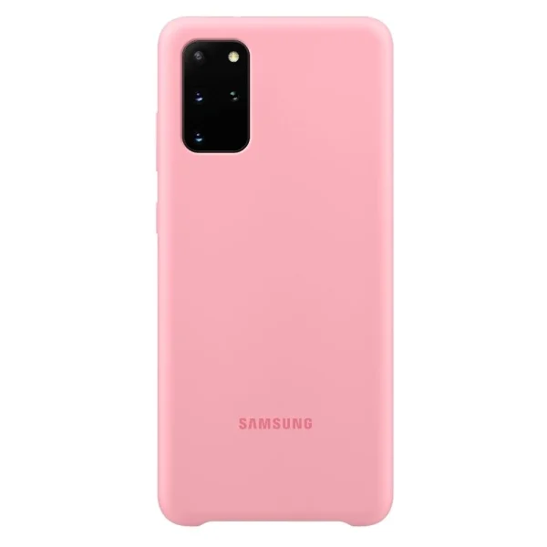 mode tendance Samsung Coque Silicone Pour Galaxy S20+ Rose 1