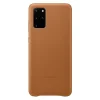 marque pas cher Samsung Coque En Cuir Pour Galaxy S20+ Marron 8