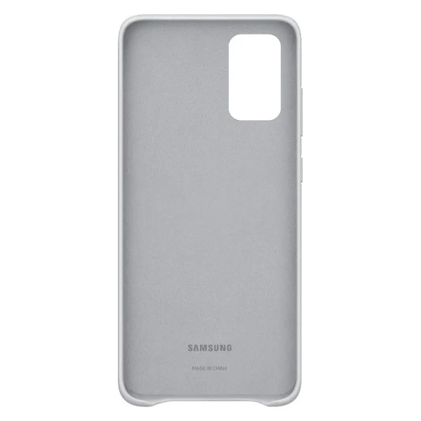 Samsung Coque En Cuir Pour Galaxy S20+ Gris Clair mode 3