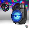 Party Light & Sound Enceinte Karaoke Batterie 180W – USB/BLUETOOTH/RADIO + Jeu De Lumière… magasin 5