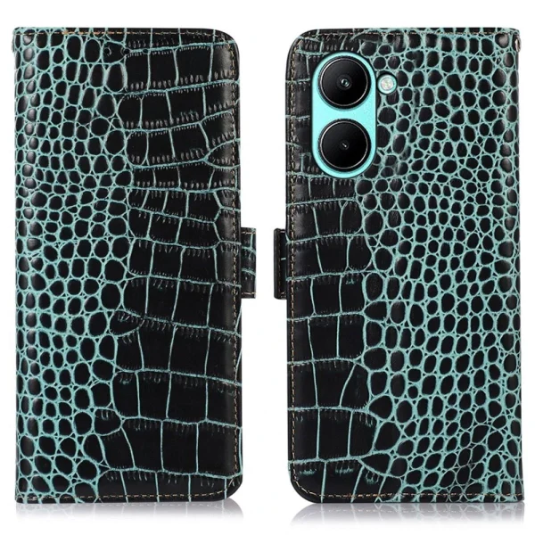 se précipiter pour acheter Other Etui En Cuir Véritable Texture Crocodile, Fonction De Blocage RFID Av… 1