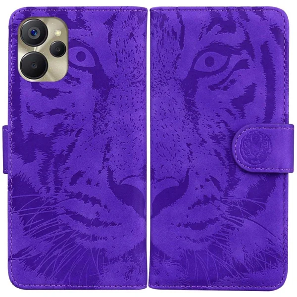 Other Etui En PU Motif Tigre, Antichute Avec Support Pour Votre Realme 9i 5G… boutiqued en ligne 1