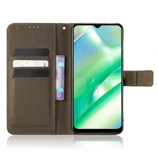 Other Etui En PU Texture Diamantée Avec Support Et Sangle Pour Votre Realme… marque moins cher 3