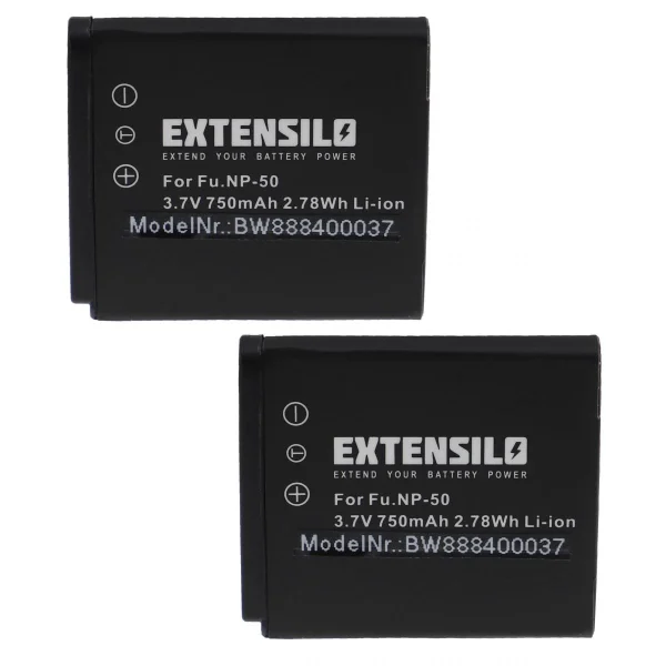 VHBW EXTENSILO 2x Batteries Compatible Avec General Imaging E840, E840s, G1… magasin pour 1