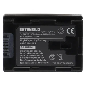 magasin pour VHBW EXTENSILO 2x Batteries Compatible Avec JVC GZ-MS230AUS, GZ-MS230BEU, G… 9