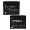 VHBW EXTENSILO 2x Batteries Compatible Avec Panasonic Lumix DMC-TZ1, DMC-TZ… soldes magasin 19