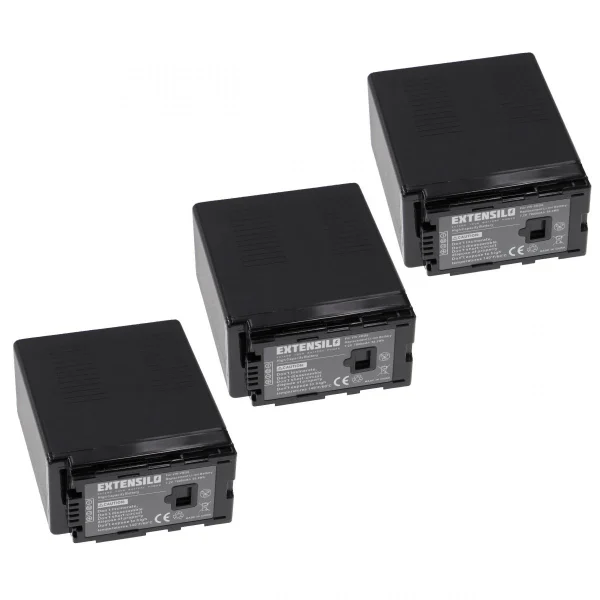 VHBW EXTENSILO 3x Batteries Compatible Avec Panasonic SDR-H50, SDR-H60, SDR… excellente qualité 1